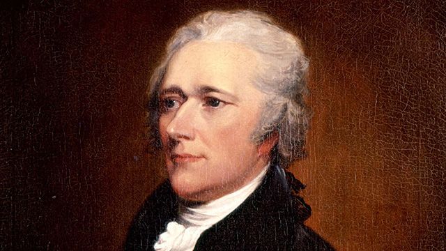 Alexander Hamilton by Trumbull