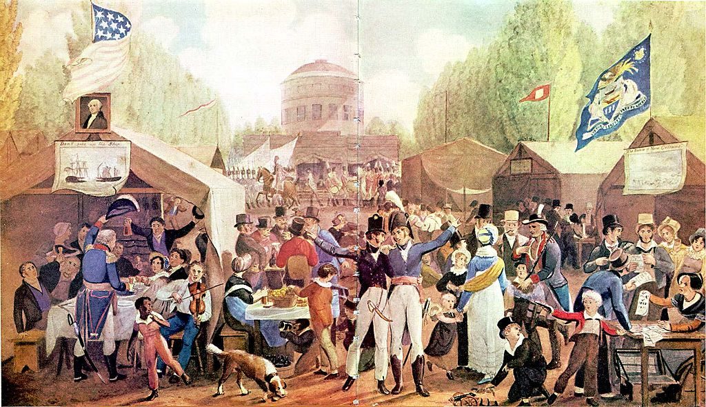 4th of July 1819 Philadelphia John Lewis Krimmel