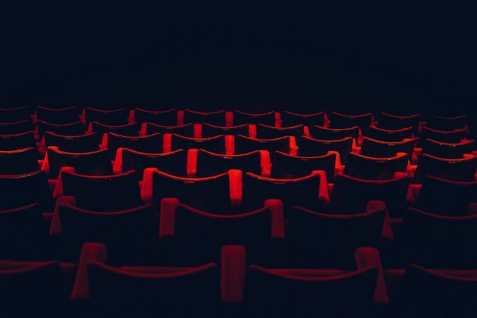 Dark Dim Lights Movie Theater