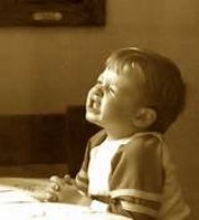 Kid Child Praying Hard Cute Adorable