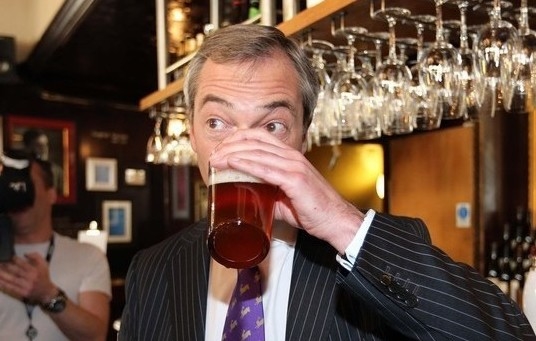Nigel Farage beer