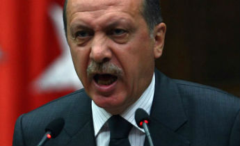 President Dictator Sultan Erdogan of Turkey Occupied Anatolia