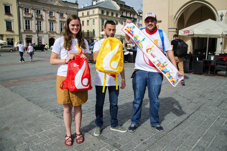 World Youth Day WYD Krakow pilgrim pack Poland 2016