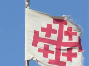 Jerusalem Cross Flag